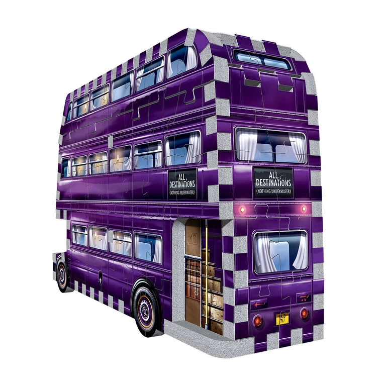 Wrebbit3D Harry Potter Mini Knight Bus 130-Piece Jigsaw Puzzle 2 Wrebbit3D Harry Potter Mini Knight Bus 130-Piece Jigsaw Puzzle - Image 2