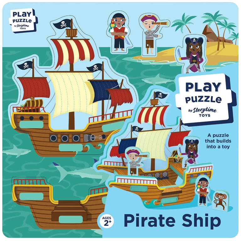 Storytime Toys 3D Pirate Ship Play Puzzle 1 Storytime Toys 3D Pirate Ship Play Puzzle