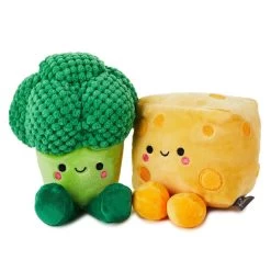 Hallmark Better Together Broccoli And Cheese Magnetic Plush, 5.75"