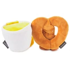 Hallmark Better Together Pretzel And Cheese Dip Magnetic Plush, 5" -Hallmark Better Together Pretzel and Cheese Dip Magnetic Plush 1KID2093 03