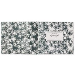 Hallmark In Loving Memory Floral Funeral Guest Book 7 Hallmark In Loving Memory Floral Funeral Guest Book -Hallmark Black and White Floral Guest Book for Funeral 1BMK1609 03