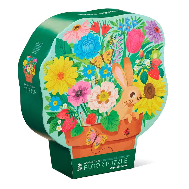 Crocodile Creek Garden Friends 36-Piece Floor Puzzle 1 Crocodile Creek Garden Friends 36-Piece Floor Puzzle