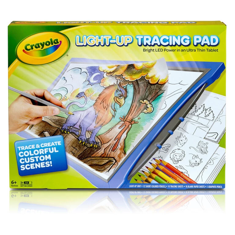 Crayola Blue Light-Up Tracing Pad 1 Crayola Blue Light-Up Tracing Pad