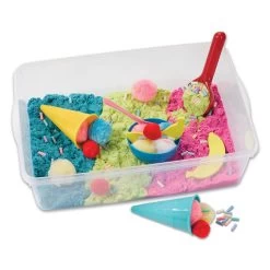 Faber-Castell Creativity For Kids Sensory Bin Ice Cream Shop Play Set 6 Faber-Castell Creativity For Kids Sensory Bin Ice Cream Shop Play Set -Hallmark Creativity for Kids Sensory Play Ice Cream Shop Kit 6280000 03