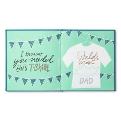 Dad, I Wrote A Book About You Fill-in-the-Blanks Book -Hallmark FillintheBlanks Book for Dad 6956 03