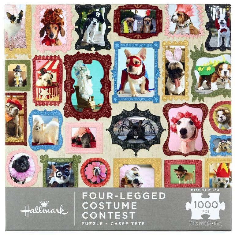 Hallmark Four-Legged Costume Contest 1,000-Piece Puzzle 1 Hallmark Four-Legged Costume Contest 1,000-Piece Puzzle