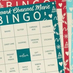 Hallmark Channel Movie Bingo Game Pad -Hallmark Hallmark Channel Bingo TearOff Game Pad 1XKT3502 04