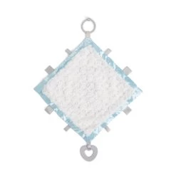 Demdaco Jesus Loves Me Blue Trim Activity Blankie -Hallmark Jesus Loves Me Activity Blankie With Blue Border 5004830042 02