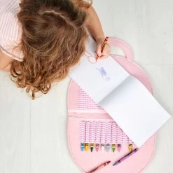 Mud Pie Kids Rainbow Art Folio Case 5 Mud Pie Kids Rainbow Art Folio Case -Hallmark Kids Felt Rainbow Art Case With Crayons and Paper 12600208R 03