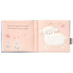 Hallmark The Lion And The Lamb: A Touch & Feel Book About God's Love Cloth Book -Hallmark Lion and Lamb Touch Feel Soft Plush Cloth Book 1BBY4854 04