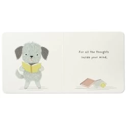 Hallmark MopTops Shaggy Dog Stuffed Animal With You Make Me Proud Board Book -Hallmark MopTops Dog Plush Stuffed Animal Board Book 1KID1532 06