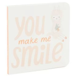 Hallmark MopTops Llama Stuffed Animal With You Make Me Smile Board Book -Hallmark MopTops Plush Llama Stuffed Animal Board Book 1KID1534 04