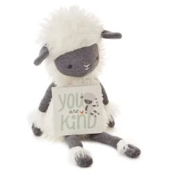 Hallmark MopTops Highland Sheep Stuffed Animal With You Are Kind Board Book