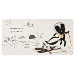 Hallmark MopTops Skunk Stuffed Animal With You Are Unique Board Book -Hallmark MopTops Plush Skunk Stuffed Animal and Board Book 1KID2082 06