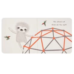 Hallmark MopTops Sloth Stuffed Animal With You Are The Best Board Book -Hallmark MopTops Plush Sloth Stuffed Animal and Board Book 1KID2083 06