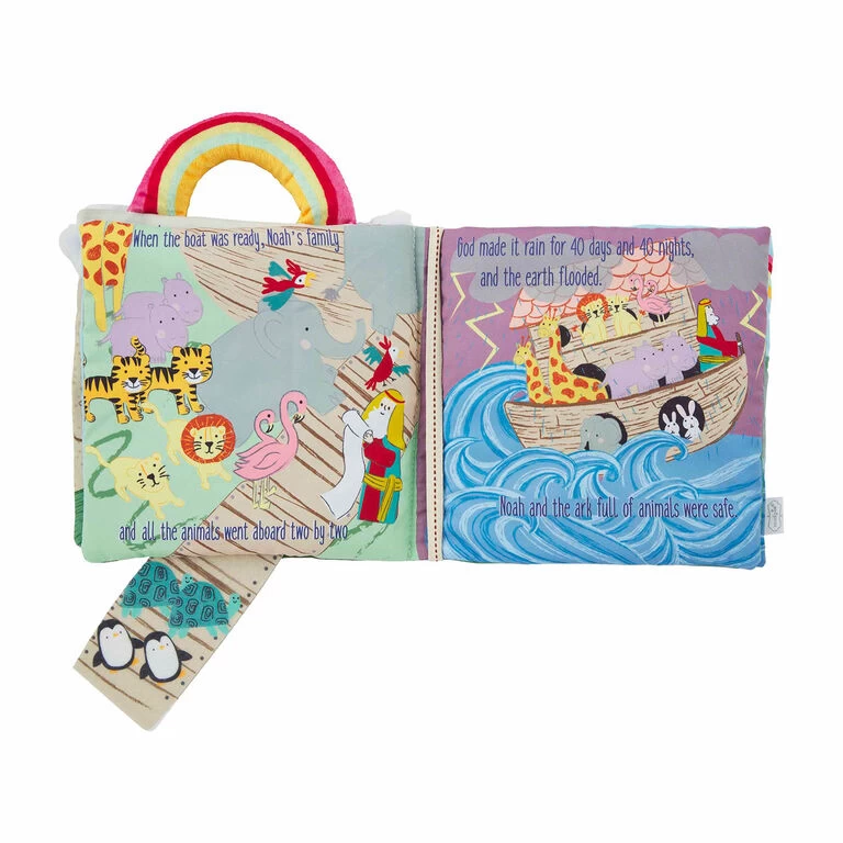Mud Pie Noah's Ark Cloth Baby Book 2 Mud Pie Noah's Ark Cloth Baby Book - Image 2