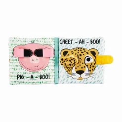 Mud Pie Peek-a-Boo Animals Cloth Baby Book -Hallmark Mud Pie PeekaBoo Animals Cloth Baby Book 11480052 02