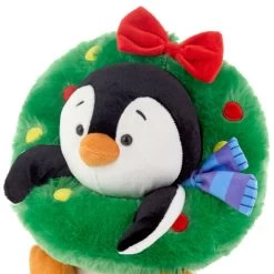 Hallmark Playful Penguins All Decked Out Musical Plush Penguin With Light And Motion -Hallmark Musical Playful Penguins Plush With Light Motion 1KCX1100 03