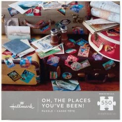 Hallmark Oh, The Places You’ve Been! Travel Themed 550-Piece Puzzle