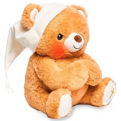 Paws For Prayer Bear Stuffed Animal With Music And Light, 10" H 5 Paws For Prayer Bear Stuffed Animal With Music And Light, 10" H -Hallmark Paws for Prayer Bear Plush With Music and Light CB86755 03