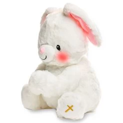 Paws For Prayer Bunny Stuffed Animal With Music And Light, 10" H -Hallmark Paws for Prayer Bunny Plush With Music and Light CB86751 03
