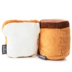 Hallmark Better Together Peanut Butter And Jelly Magnetic Plush, 5" -Hallmark Peanut Butter Jar and Bread With Jelly Magnetic Plush 1KID1641 03