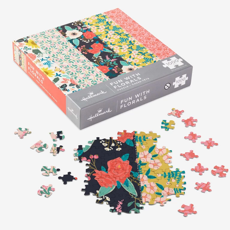 Hallmark Fun With Florals 1,000-Piece Jigsaw Puzzle 2 Hallmark Fun With Florals 1,000-Piece Jigsaw Puzzle - Image 2