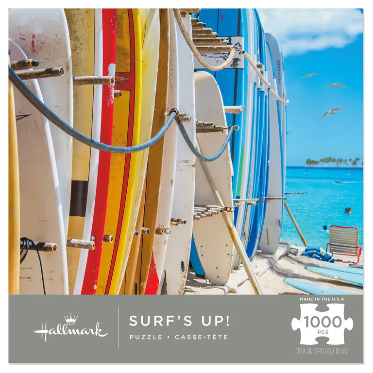 Hallmark Surf's Up! 1,000-Piece Puzzle 1 Hallmark Surf's Up! 1,000-Piece Puzzle