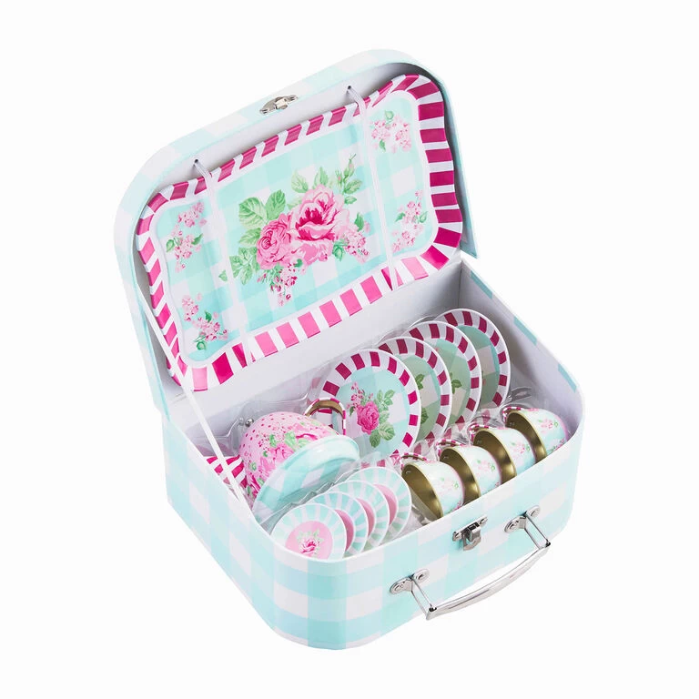 Mud Pie Tea Party Play Toy Set, 19 Pieces 2 Mud Pie Tea Party Play Toy Set, 19 Pieces - Image 2