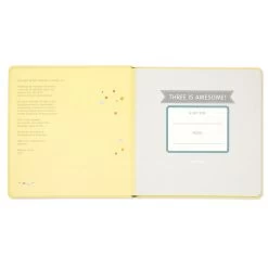 Hallmark Three Is Awesome! Birthday Book 6 Hallmark Three Is Awesome! Birthday Book -Hallmark Three Is Awesome Birthday Book 1BOK1518 03