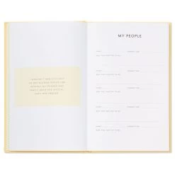 Hallmark While I Was Waiting Prompted Pregnancy Journal -Hallmark Yellow Prompted Pregnancy Journal 1BBA4141 04